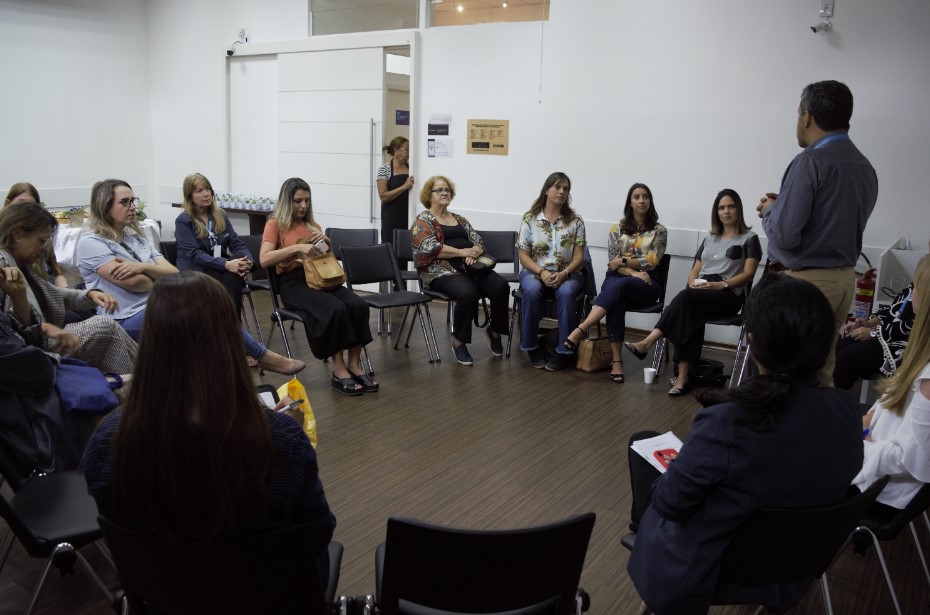 A roda de conversa  “Mulheres que inspiram” na Acianf (Divulgação)