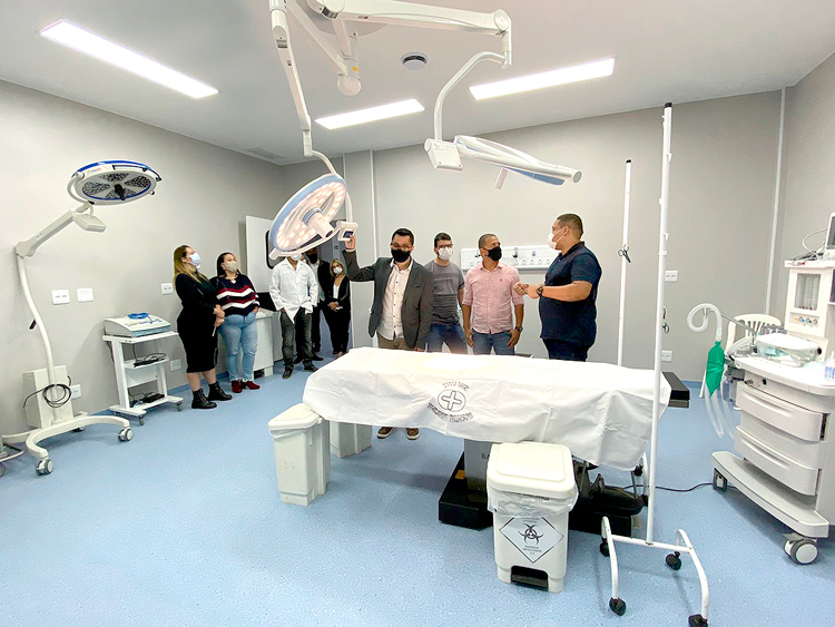 A inauguração do novo centro cirúrgico do Hospital Municipal Raul Sertã (Divulgação)