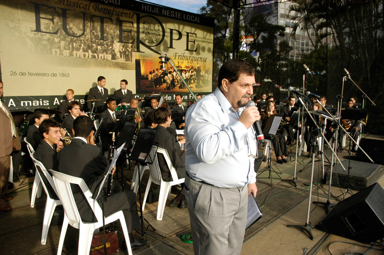 José Nilson da Silva, o Nilsinho, foi reeleito para comandar a banda sesquicentenária no biênio 2020-2021 (Fotos: Divulgação)