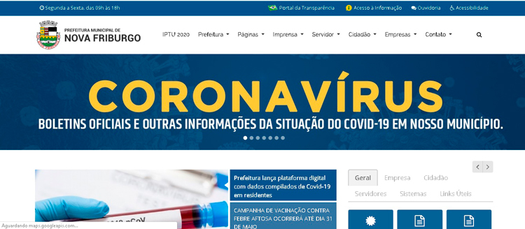 Prefeitura vai lançar plataforma digital com dados de coronavírus