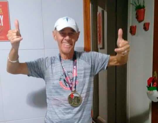 Participante de maratonas, Claudionor Schottz deixa exemplo como legado