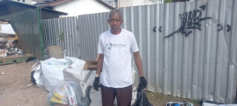 (Foto: Everaldo Martins, cooperado do Recicla Friburgo)