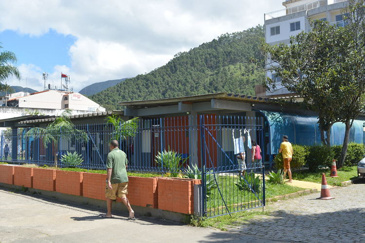 O posto de saúde de Olaria (Foto: Henrique Pinheiro)