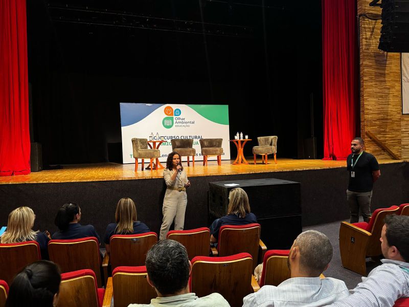 (Foto: Divulgação - A diretora da concessionária, Danielle Moreira, destacou a importância da conscientização ambiental das crianças estimulada)
