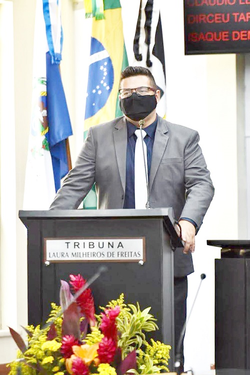 O vereador Maycon Queiroz (Foto: Osvaldo Enoc)