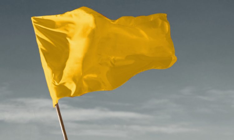 A bandeira amarela segue em vigor por mais duas semanas