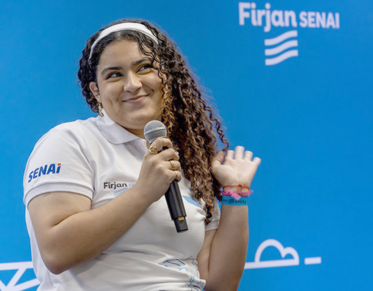 Aluna Ryana Pacheco (Divulgação Firjan)