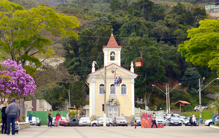 A capela de Santo Antônio, na Praça do Suspiro (Foto: Henrique Pinheiro)
