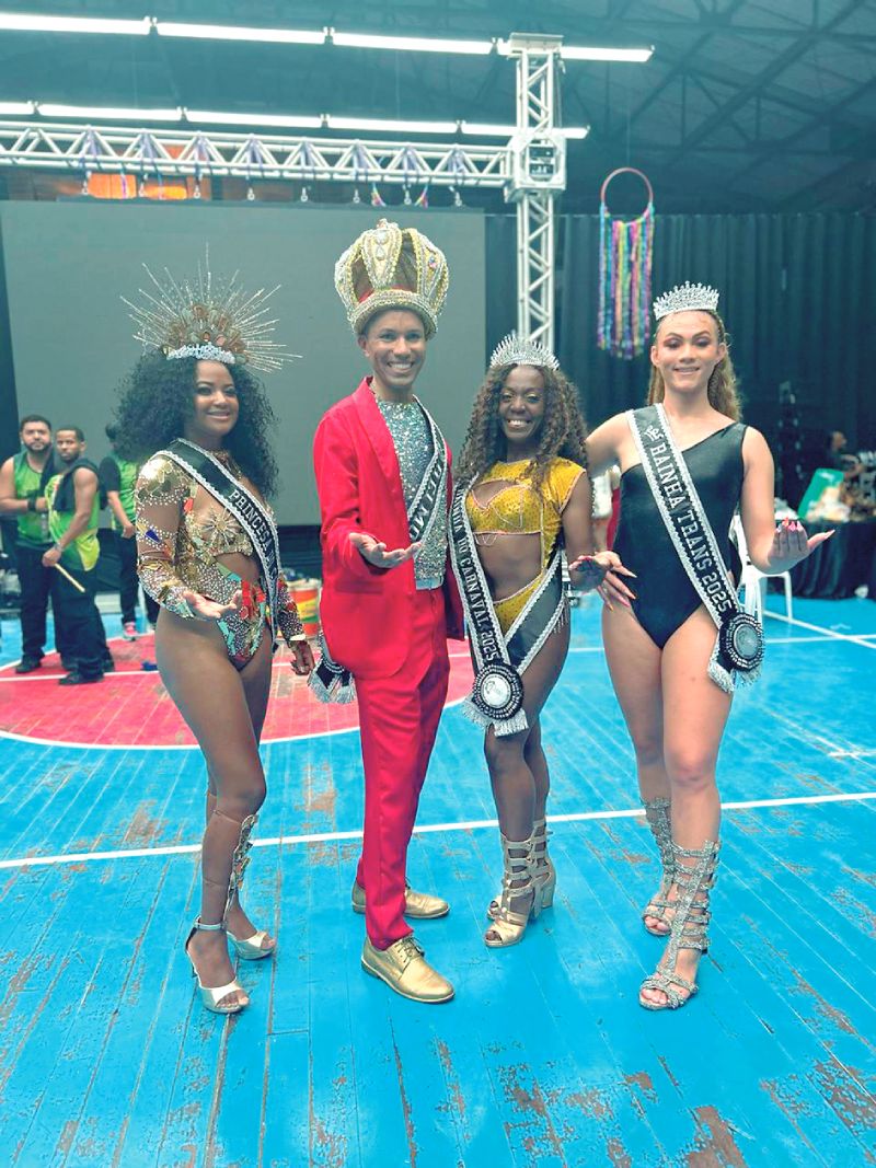 Eleita a Corte do Carnaval 2025 de Nova Friburgo