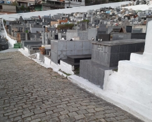 Alamedas pintadas no Cemitério São João Batista (Divulgação)