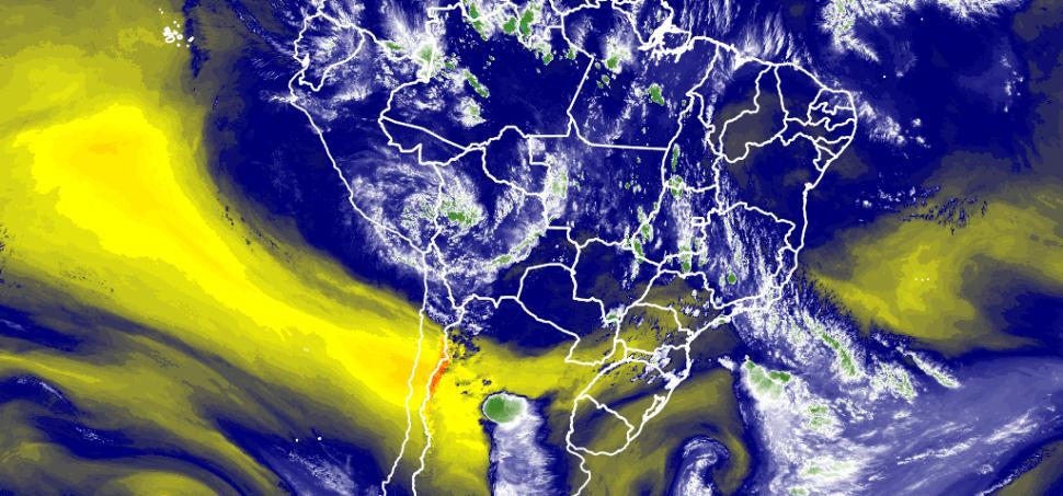 As instabilidades sobre o Brasil, segundo o Climatempo (Reprodução da web)