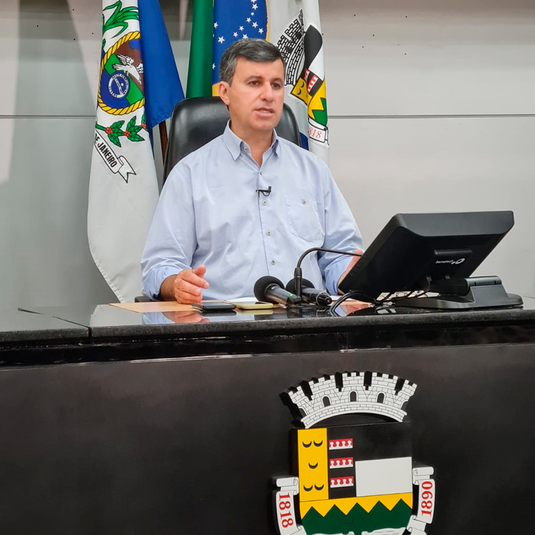O presidente da Câmara, Alexandre Cruz (Foto: Pablo Machado/ CMNF)