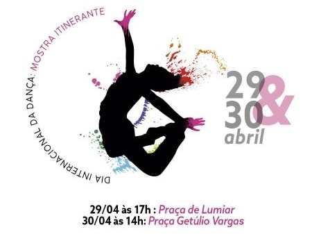 Mostra Itinerante comemora Dia da Dança nesta sexta e sábado