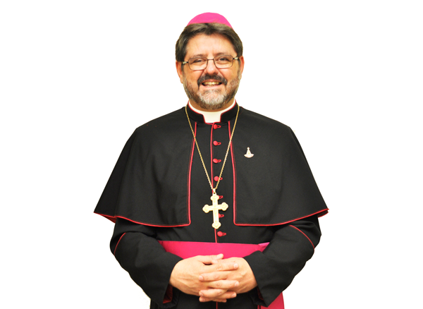 Dom Luiz Ricci é bispo de Nova Friburgo e da Pastoral da Aids no Brasil. Ele faz 55 anos neste domingo (Foto: Divulgação / Diocese de N. Friburgo)