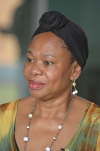A professora Eliane Santos 