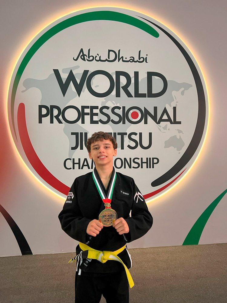 Com pouca idade e muito talento, o jovem Breno se destaca em competições internacionais (Foto: Arquivo Pessoal)