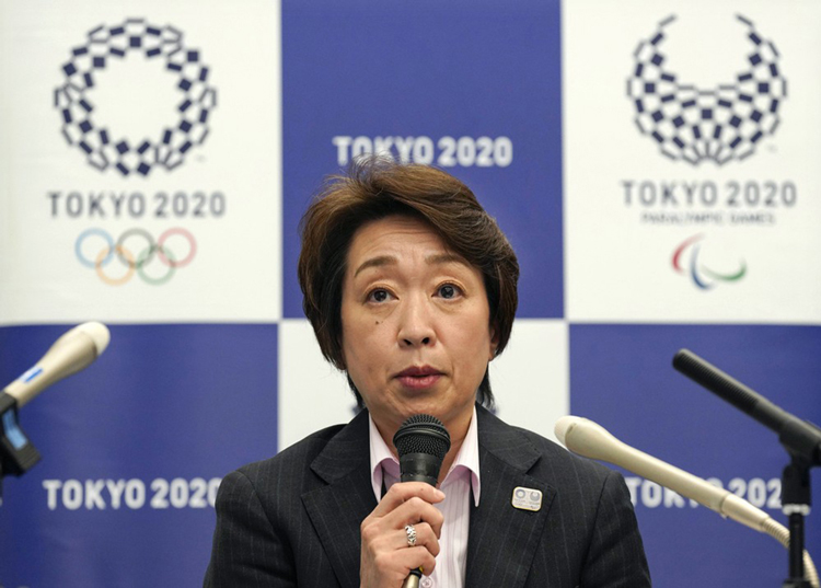  Seiko Hashimoto, presidente do Comitê Organizador dos Jogos de Tóquio 2020