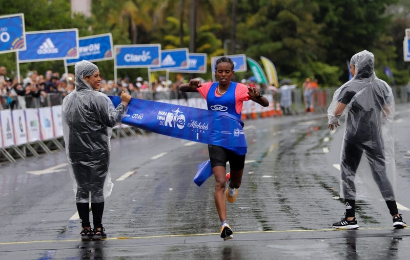 Kebebush Yisma vence e se torna recordista da Maratona do Rio 2022 (Foto: divulgação)