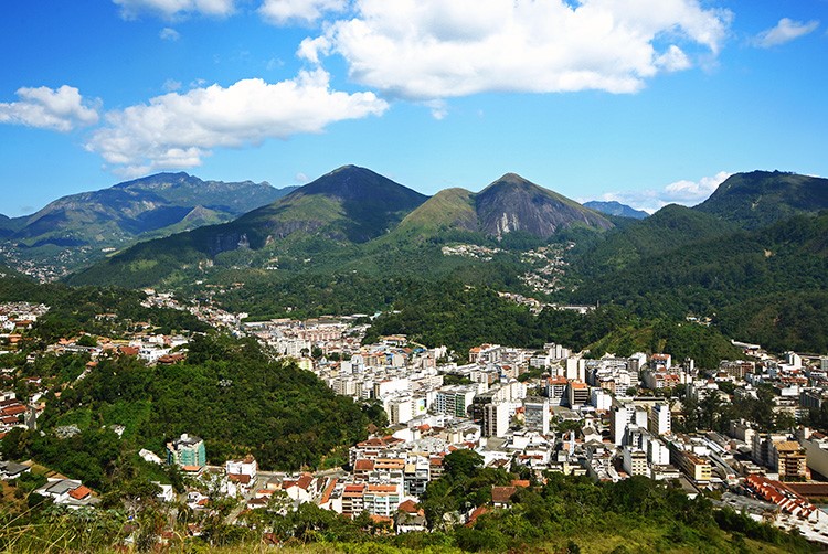 Panorâmica de Nova Friburgo (Foto: Henrique Pinheiro/ AVS)