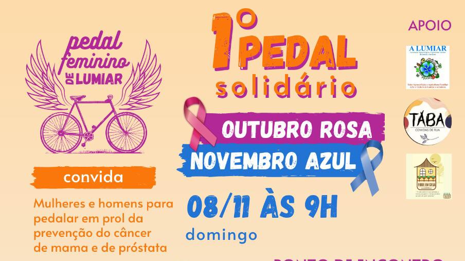 1º Pedal Solidário Lumiar acontece neste domingo