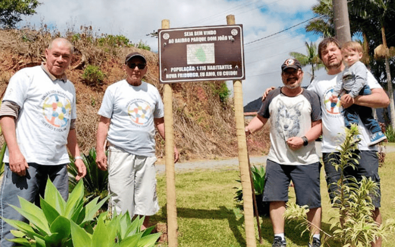 Comunidade organiza sinalização no Parque Dom João VI