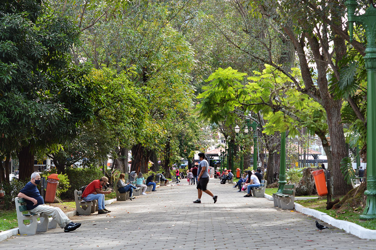 A Praça Getúlio Vargas (Foto: Henrique Pinheiro)