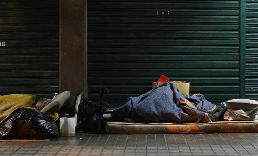 Moradores em situação de rua em nova Friburgo (Fotos: Henrique Pinheiro)