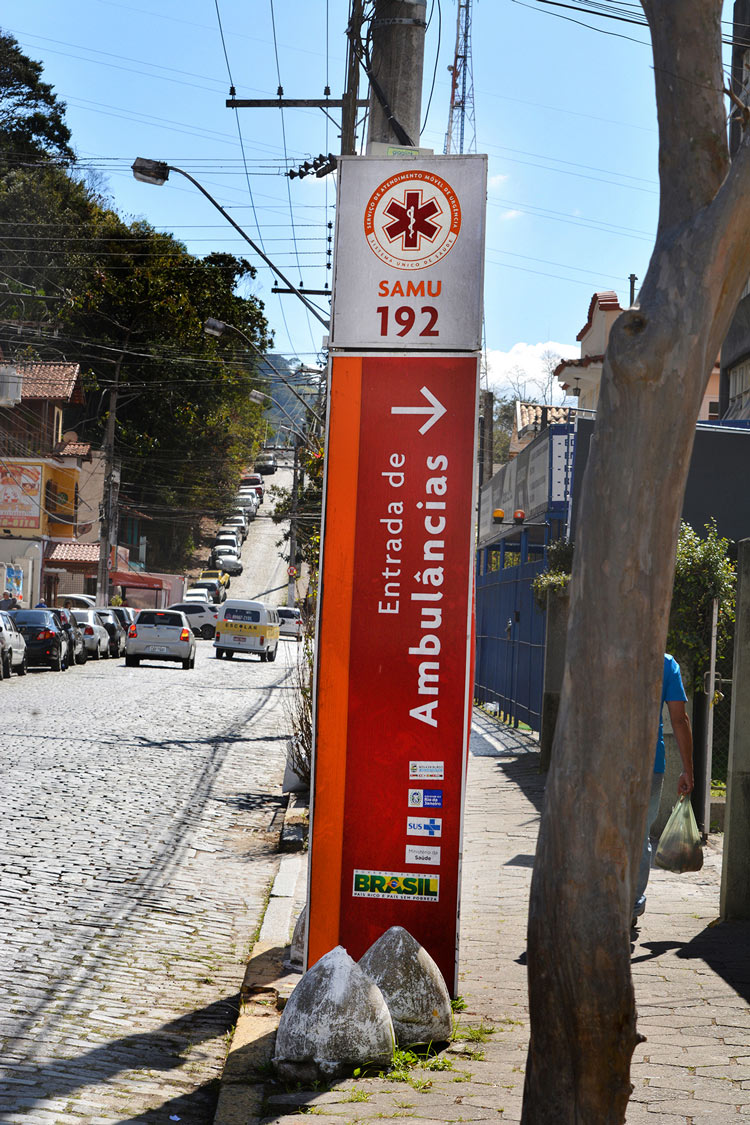 A base operacional do Samu na Rua General Osório (Fotos: Henrique Pinheiro)