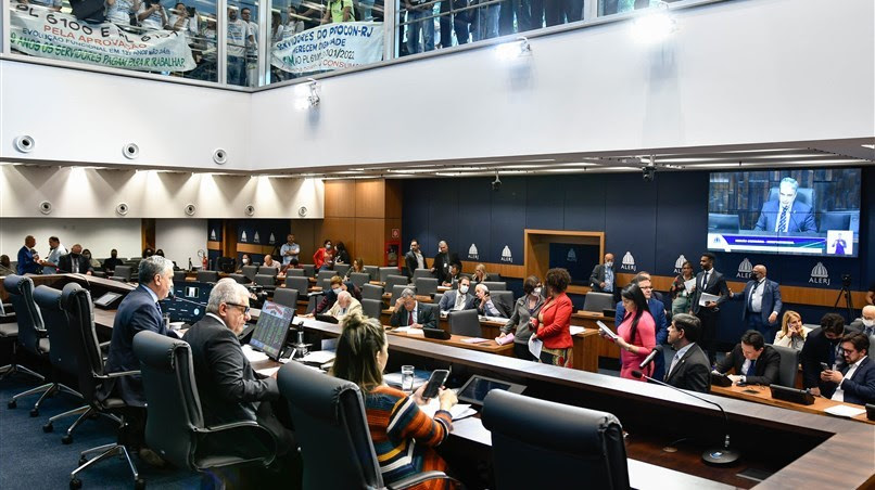 A isenção do ICMS para as empresas de carnes foi aprovada pelos deputados estaduais na última quinta (Foto:  Octacílio Barbosa / Alerj ) 
