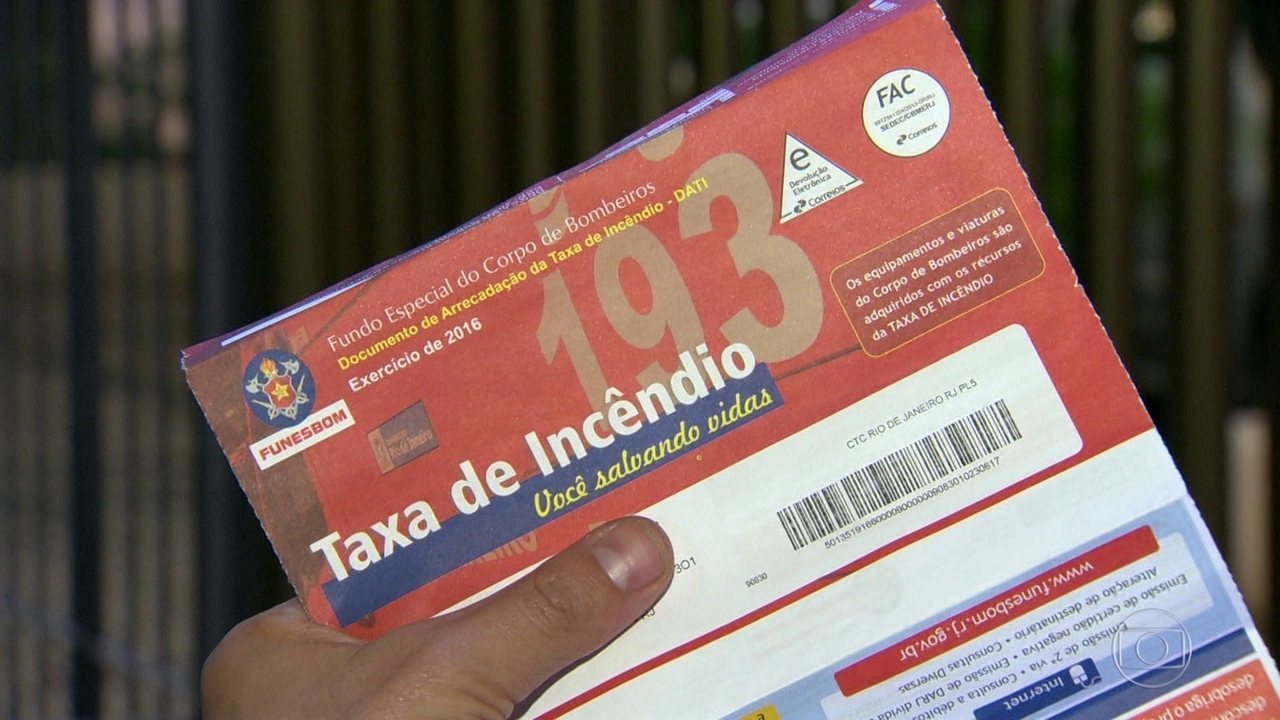 A taxa de incêndio: fundo financia compra de equipamentos para a corporação (Reprodução da web)