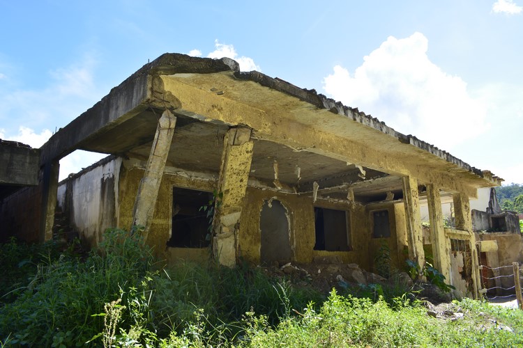 Casa destruída na tragédia de 2011 em Friburgo (Arquivo AVS/ Henrique Pinheiro)