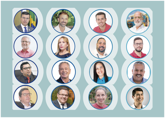 Os candidatos a prefeito de Nova Friburgo (Infografia AVS)