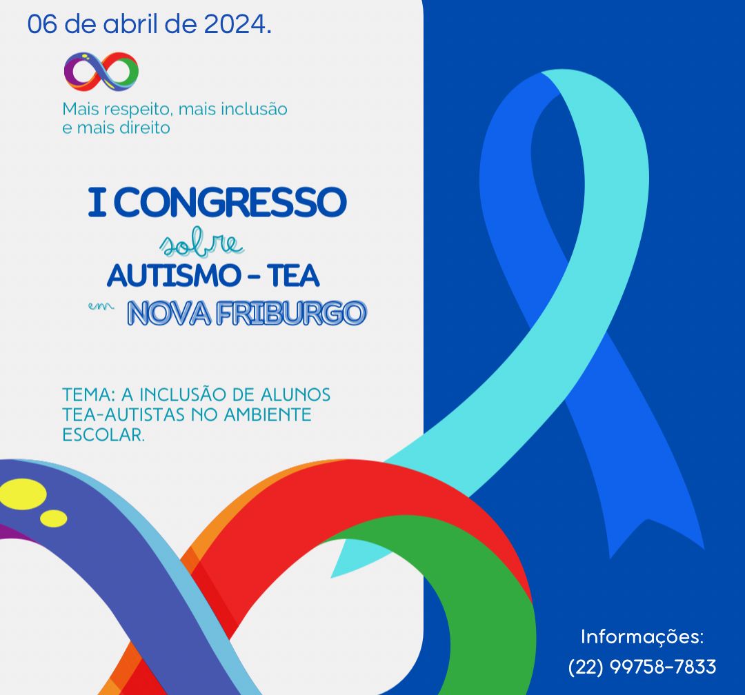 1º Congresso sobre Autismo em Nova Friburgo acontece neste sábado