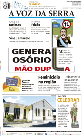 Edição de 24 de Julho de 2026