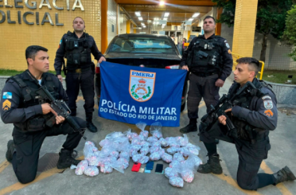 PM apreende R$ 91 mil em drogas em Duas Pedras