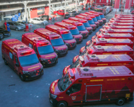 Corpo de Bombeiros ganha 23 novas ambulâncias  | Jornal A Voz da Serra