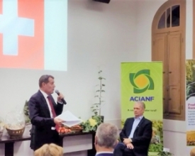 Embaixador da Suíça no Brasil participa de encontro na Acianf  | Jornal A Voz da Serra