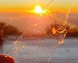 Registro de gelo no Pico do Caledônia na última madrugada | Jornal A Voz da Serra