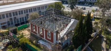 Casarão do Espaço Arp avança no processo de retrofit e restabelecimento | A Voz da Serra