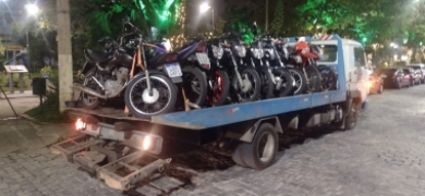 Blitz apreendeu 36 motos nesta última quinta-feira | A Voz da Serra