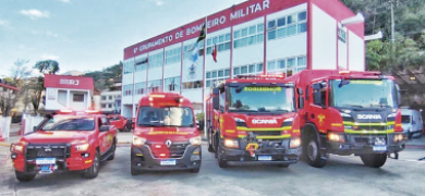 Nova frota ajuda o Corpo de Bombeiros a reforçar atendimento em Friburgo  | A Voz da Serra