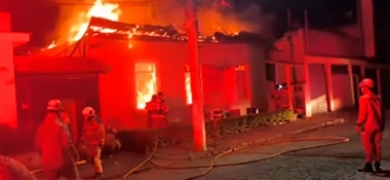 Incêndio destrói restaurante no bairro Ypu  | A Voz da Serra
