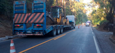 Poda de árvores continua nesta quinta-feira na RJ-116 | A Voz da Serra